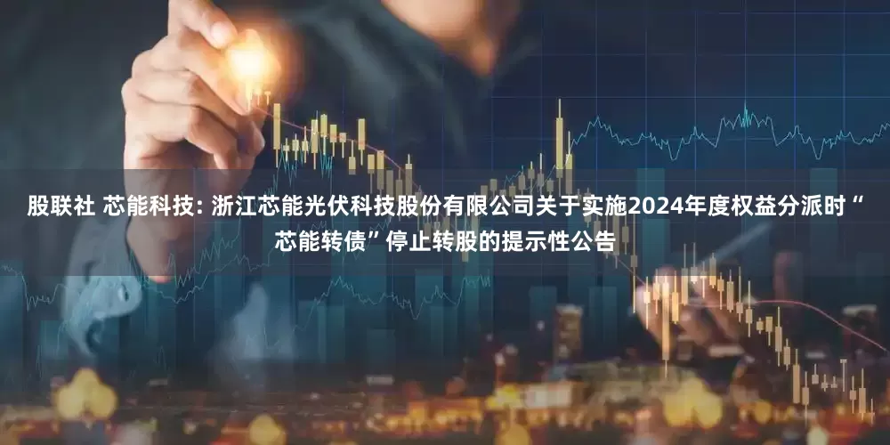 股联社 芯能科技: 浙江芯能光伏科技股份有限公司关于实施2024年度权益分派时“芯能转债”停止转股的提示性公告